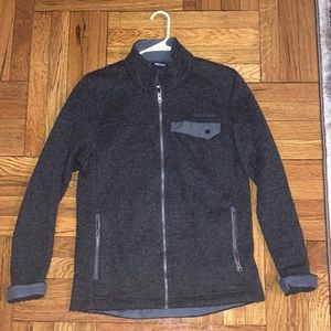 Mens Marmot Wool Zip-Up Sweater